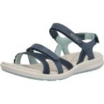Lichtblauwe Antislip Ecco Cruise Platte sandalen met Hakhoogte tot 3cm in de Sale voor Dames 