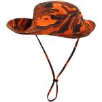 Casual Oranje Handwas Camouflage Bucket hats  voor de Zomer 60 