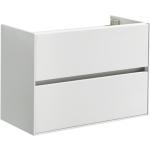 Witte Chromen Sanilux Compact Badkamer onderkasten high gloss in de Sale 
