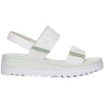 Casual Witte Rieker Platte sandalen  voor de Zomer  in maat 37 in de Sale voor Dames 
