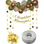 Zandbeige Metallic Ballonnen met motief van Ornament in de Sale 