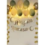 Zandbeige Metallic Ballonnen met motief van Ornament in de Sale 