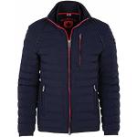 Wellensteyn MOL Men MOLM-856 DoRuAirTec gewatteerde jas voor heren, overgangsjas, donkerblauw/rood, L