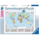 Ravensburger 1.000 stukjes Legpuzzels  in 501 - 1000 st 9 - 12 jaar met motief van Wereldkaart 