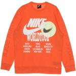Streetwear Oranje Nike Hoodies  in maat XL voor Heren 