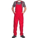 Rode Polyester Super Mario Mario Werkbroeken  in maat S voor Heren 