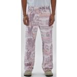 Roze Guess All over print Jeans met print 