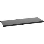 Wesco Rack System Smart plank 90 van gepoedercoat aluminium, flexibel uitbreidbaar, in de kleur: zwart, afmetingen: 858 x 208 x 16 mm, A74501090-62