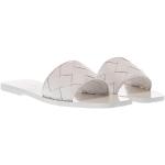 What For Slippers - Samo Flats Soft Leather in white