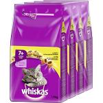 Whiskas kattenvoer droogvoer Senior 7+ met kip, verschillende pakketten, kip, 6 x 1,9kg