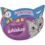 Whiskas Knusper-tassen kattensnacks zalm, 8-pack (8 x 60 g)