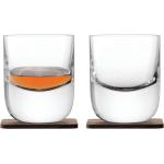 Transparante Glazen mond geblazen LSA Whisky glazen 2 stuks 