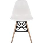 Moderne Zwarte Kunststof Design stoelen in de Sale 