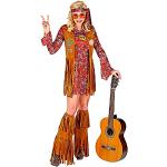 Multicolored Handwas Widmann Bloemen Hippie kostuums  in maat XL 