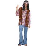 Multicolored Widmann Bloemen Hippie kostuums  in maat XL 