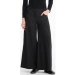 Zwarte Linnen Wijde pantalons  in maat XL in de Sale Black Friday voor Dames 
