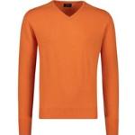 Oranje Wollen William Lockie V-hals truien V-hals  in maat L voor Heren 