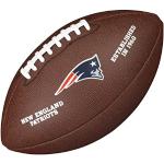 WILSON NFL-gelicentieerde Amerikaanse voetbal van de New England Patriots, uniseks, bruin