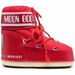Rode Moon Boot Platte laarzen  in maat 45 met Vetersluitingen voor Heren 