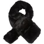 Zwarte Nepbont Coccinelle Cirkelsjaals  voor de Winter  in Onesize voor Dames 
