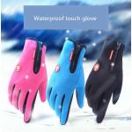 Multicolored Polyester winddichte waterdichte Skihandschoenen  in 9.5 voor Dames 