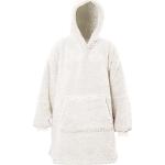 Witte Fleece Oversized sweaters voor Dames 