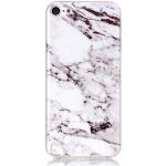 Wit iPod Touch 5 6 7 marmer TPU hoesje marble case