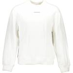 Klassieke Witte Calvin Klein All over print Sweatshirts met print Ronde hals  in maat XL Sustainable in de Sale voor Heren 