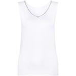 Witte FABIANA FILIPPI Mouwloze blouses  in maat XL in de Sale voor Dames 