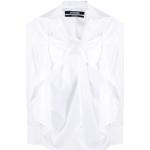 Witte Lycra Jacquemus Overhemden lange Mouwen  in maat S asymmetrische in de Sale voor Dames 