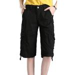 Casual Zwarte Polyester Cargo shorts  in maat XS met motief van Vis voor Dames 