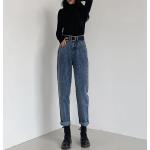 Streetwear Multicolored High waist Boyfriend jeans  in Grote Maten  in Grote Maten voor Dames 