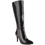 Klassieke Zwarte Laarzen met hakken  voor de Herfst  in maat 45 voor Dames 