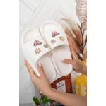 Witte Sandalen  voor de Zomer met motief van Ornament in de Sale 