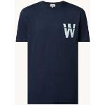 Donkerblauwe WOOLRICH T-shirts voor Heren 