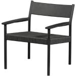 Bohemian Zwarte Mangohouten Gevlochten Design fauteuils in de Sale 
