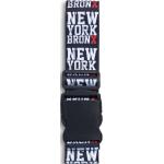 Worldpack Bagageriem Ny Bronx 190 X 5 Cm Zwart/wit/rood