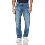 Blauwe Stretch Wrangler Greensboro Straight jeans  breedte W40 voor Heren 