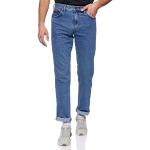 Blauwe Wrangler Texas Straight jeans  breedte W34 in de Sale voor Heren 
