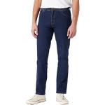 Blauwe Wrangler Larston Slimfit jeans  breedte W34 in de Sale voor Heren 