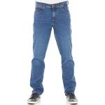 Casual Blauwe Wrangler Larston Slimfit jeans  breedte W30 in de Sale voor Heren 
