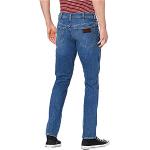 Casual Blauwe Wrangler Larston Slimfit jeans  breedte W33 in de Sale voor Heren 
