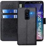 Polyurethaan Samsung Galaxy A6 Plus Hoesjes 2018 type: Flip Case 