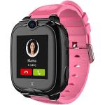 Roze Camera Emoji Smartwatches met Stappenteller Rond in de Sale voor Kinderen 