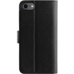 Zwarte XQISIT iPhone 6 / 6S  hoesjes type: Wallet Case 