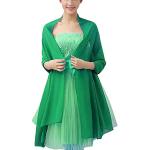 Klassieke Groene Chiffon Omslagdoeken  voor een Bruid  voor de Lente voor Dames 