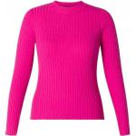 Roze Polyester Yest Gebreide Longsleeves Ronde hals  in maat XL in de Sale voor Dames 