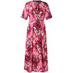 Roze Viscose Yest All over print Maxi jurken V-hals  in maat S Maxi voor Dames 