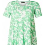 Groene Viscose Yesta T-shirts V-hals  in maat 3XL voor Dames 