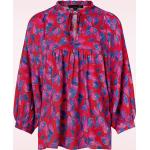 Ylenia Blouse in Red and Cobalt